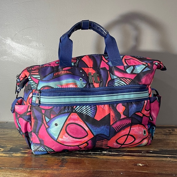 IT Luggage Handbags - IT Luggage carry bag in cutest fish design!  Nice large shape bag great shape!
